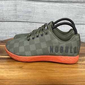 NOBULL Olive and Orange Athletic Shoes